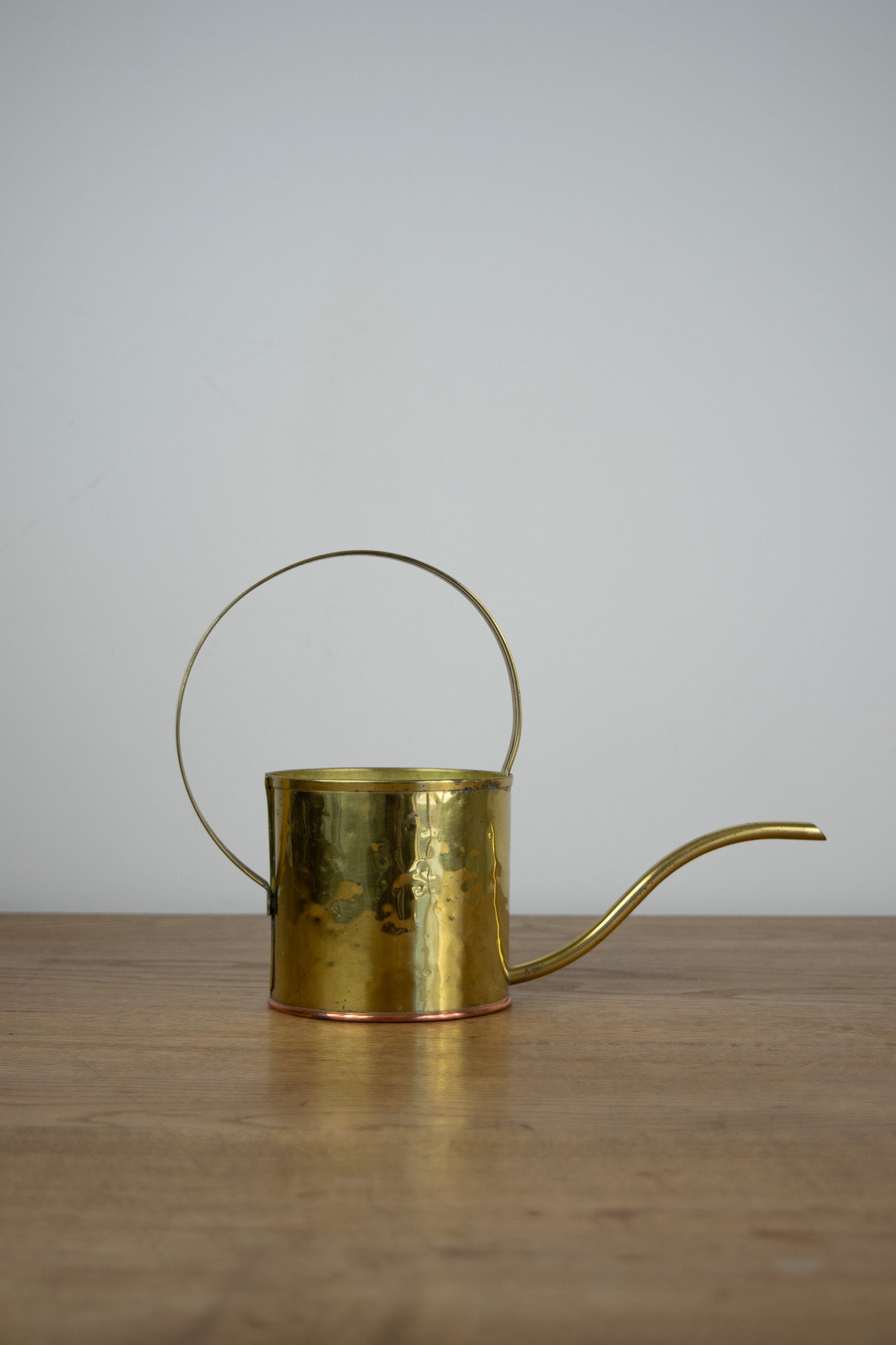 Hammered Brass Watering Can